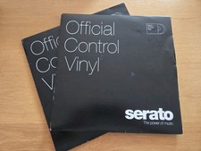 Serato Official Control Vinyl Pair 12&rdquo; Black DVS Records NEW & Sealed