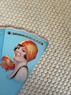 ANTIQUE Art Deco Advertising Hand Fan "ROARING 1920s FLAPPER GIRLS”modern Invest — photo 3