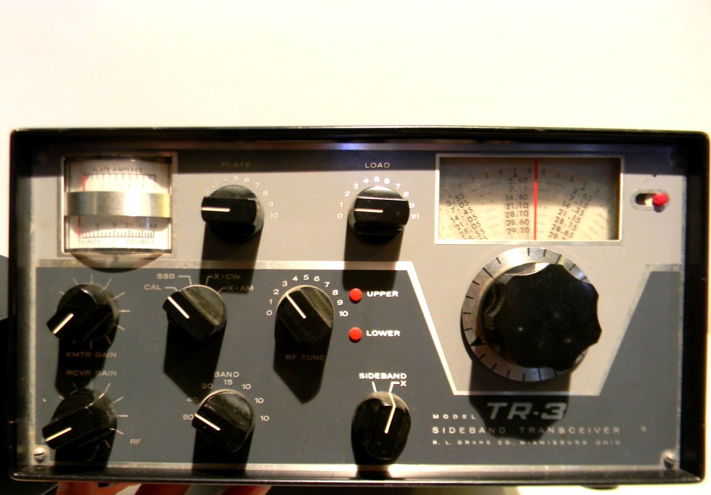 R.L. Drake TR-3 Sideband Transceiver & MS-4 Speaker w/ Power Supply Ham Radio