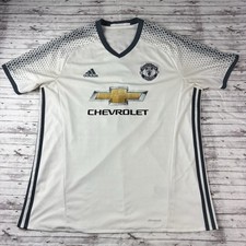 MANCHESTER UNITED 2016 2017 AWAY FOOTBALL SHIRT JERSEY #6 POGBA XL