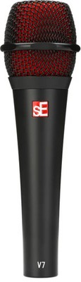 sE Electronics V7 Black Dynamic Supercardioid Handheld Vocal Microphone