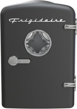 Frigidaire 6 Can/4L Mini Personal Retro Fridge Cooler EFMIS229-BLACK