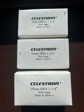Celestron Telescope Eyepiece Bundle – 6 mm, 10 mm & 25 mm - Great Condition