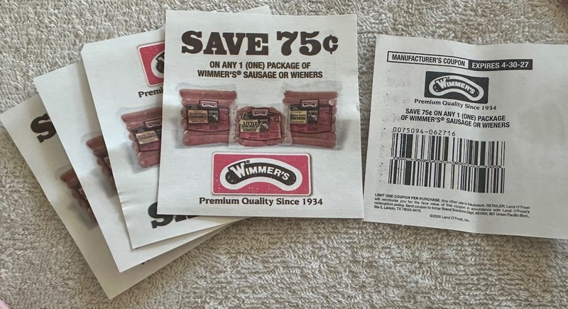 Wimmers Sausage Or Wieners Coupons 