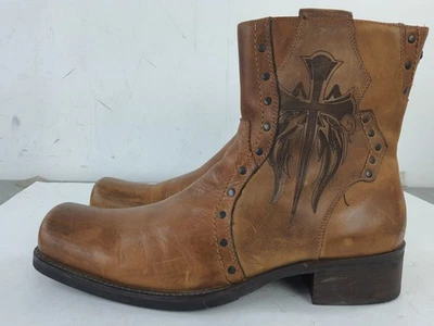 Mark Nason‎ Wingtip SN225089 Tan Leather Suede Brogue Boots Mens 9.5 Skechers mark nason wingtip - Gem main image 2