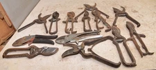13 antique grape rose pruning cutting tool bonsi trimming collectible garden lot