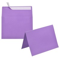 20 Pack Dunkelviolette UmschläGe 5X7, A7 UmschläGe Mit Gefalteten Karten