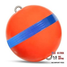 Mooring Buoy Boat Mooring Ball Float 12/15/18 Inch Illuminated 15inch-Orange