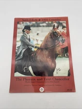 Saddle & Bridle 1991 Calendar-12 Magnificent Equine Photos Plus Horse Show Data
