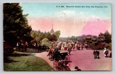 1919  Golden Gate Park   San Francisco  California   Postcard