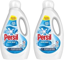 Persil Non Bio Laundry Washing Liquid Detergent 2.57L Pack of 2, Fresh Scent 11.23 per litre
