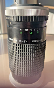 Canon FD mount Prinzflex 80-200mm f4.5-5.6 Manual Zoom Macro Lens,