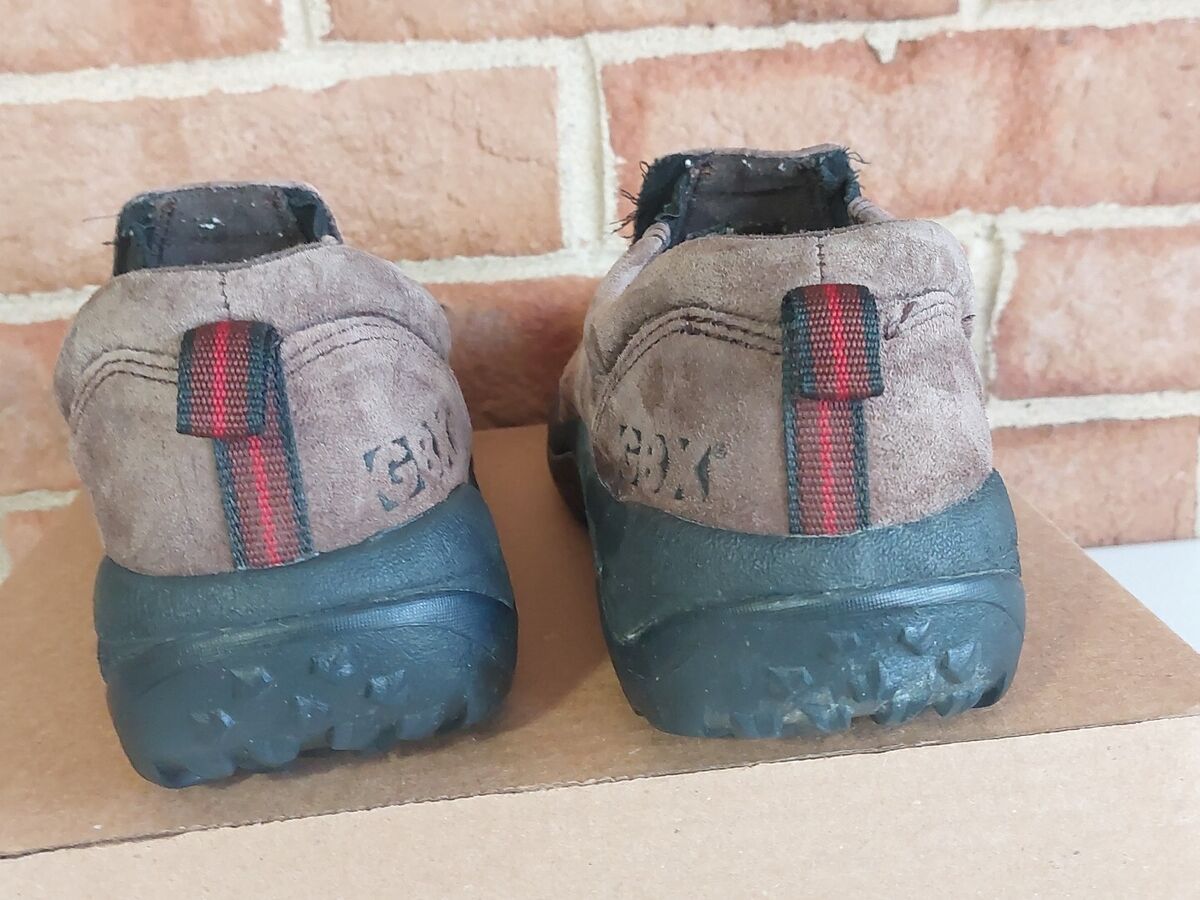 MENS GNX OUTDOOR SLIP ON SUEDE LEATHER TRAIL CLIMBER SHOES 9 MENS GNX OUTDOOR SLIP ON SUEDE LEATHER TRAIL CLIMBER SHOES 9