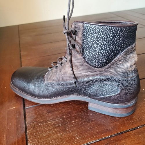 Vintage Men's Handmade Italian Pantanetti Leather Shoes 41.5 8/8.5 - Picture 4 of 14