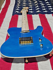 New Custom-made Maple Flamed Solid 6 String Vintage Tele Style Electric Guitar