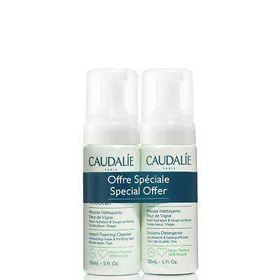 Caudalie Vinoclean Instant Foaming Cleanser Duo (Wert 30,00 £)