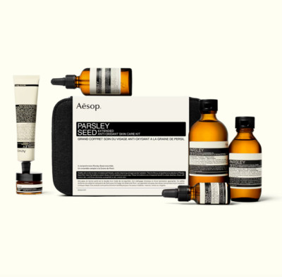 NEW Aesop Parsley Seed Extended Anti-Oxidant Skin Care Kit - 6 Products Coffret