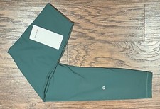 NEW Women Lululemon Wunder Train High-Rise Tight 25" Medium Forest Size 4