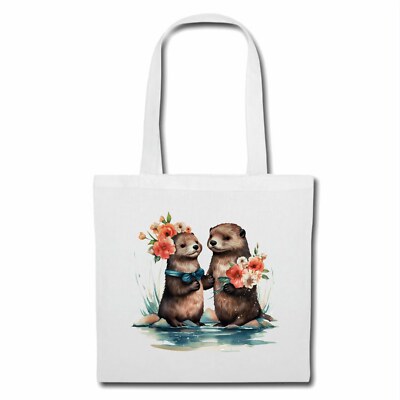 Tasche Beutel Otter Fischotter Otterfamilie Otter Baby Ozean Mittelmeer U 404234