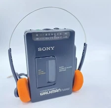 ⭐ Sony Walkman WM-FX30 AM/FM Cassette Player ~ New Belts ~ Reconditioned!