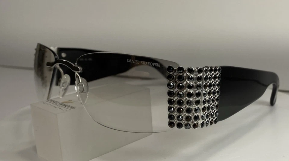 Daniel Swarovski Mujer Gafas de sol Chapadas en Oro 23kt, Austria, Nuevas, S579 00 6050 Foto 2 de 4