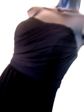 David's Bridal Black Wedding/Formal Lined Dress size 8