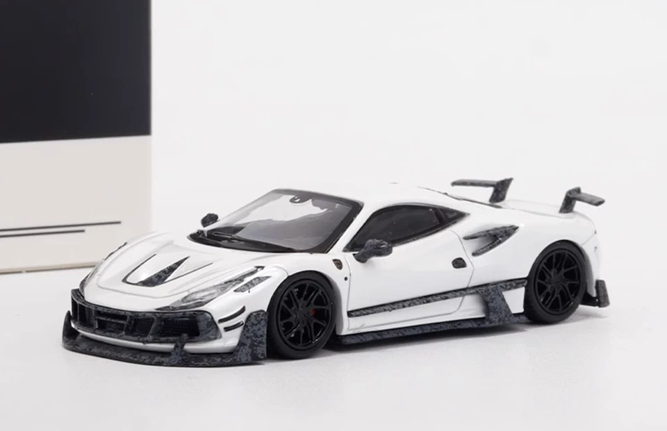 CR Aurora 1:64 White Tributo Mansory Sports Model Diecast Metal Car - Image 2 of 4