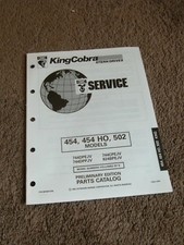 1993 OMC King Cobra Stern Drive Parts Catalog Manual 454 454 HO 502 DEALER OEM