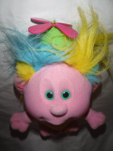 Cousin Rowdy Hobnobbins 11" Troll Vintage 1989 HTF Plush Soft Toy Stuffed Animal - Picture 4 of 6