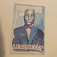 "Leadbelly-Original Art Illustration PRINT by Paul Garner-Poster Print