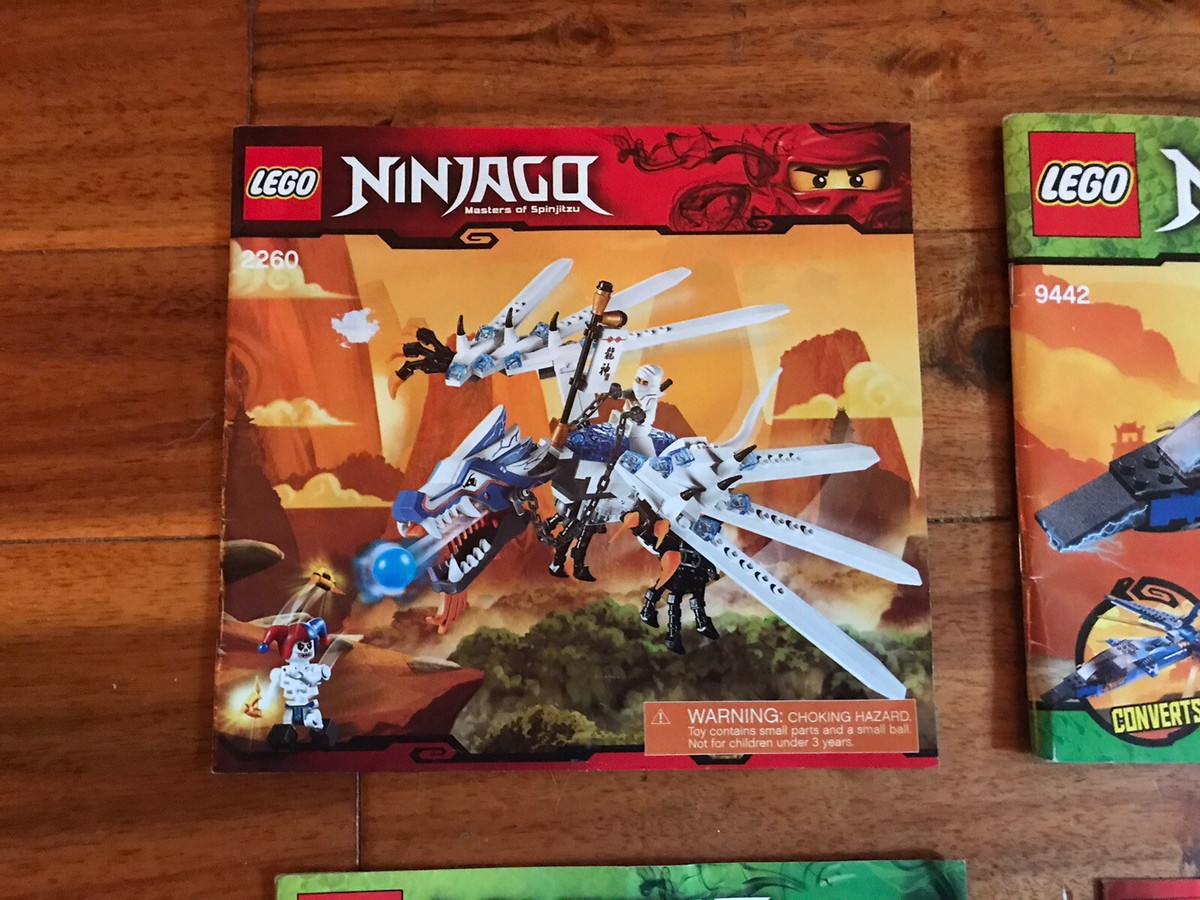 LEGO INSTRUCTION MANUAL ONLY LOT 2260 2561 9440 9442 Ninjago