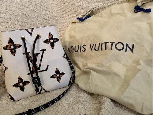 Louis Vuitton NeoNoe Handbag - Limited Edition Jungle Monogram Giant