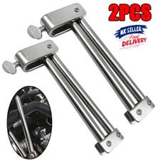 Image of 2Pcs Brake Pipe Clamp Hydraulic Fluid Coolant Hose Pinch Bar Steel Alloy Tool UK