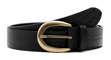 Desigual Big Studs Belt W90 Gürtel Noir schwarz