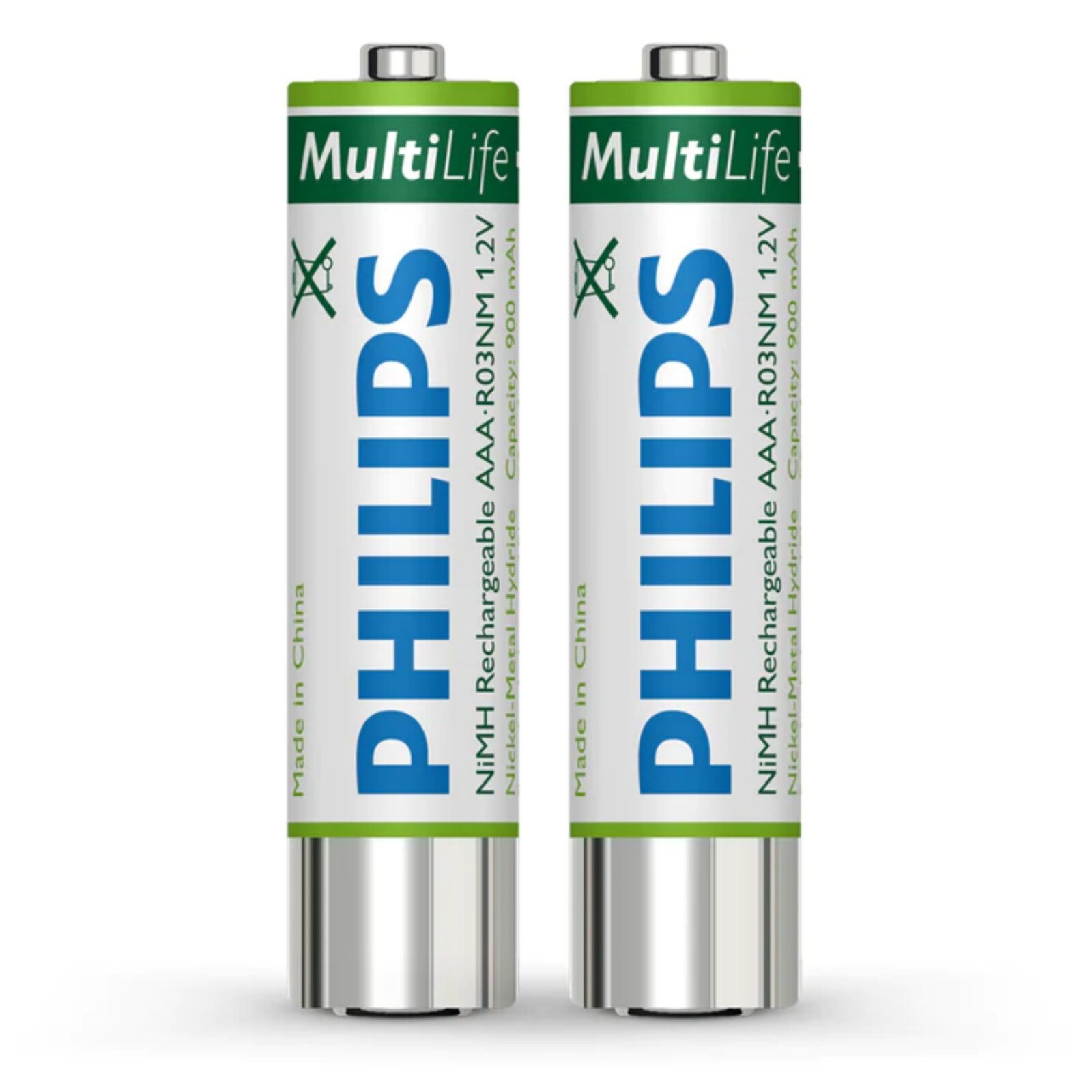 2 x AAA Rechargeable batteries for Philips SBC HB550S Headphones 700mAh