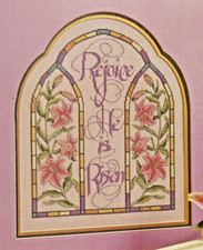 Rejoice He Is Risen Easter Religious CROSS ST...