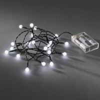 Led Globe-Lichterkette 20Er Batterie 3Xaa Timer Innen Kaltweiß 1491-207 Xmas
