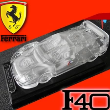 1987 Ferrari F40 in CRYSTAL by Magic Cristal- Made in Germany - 18 cm length