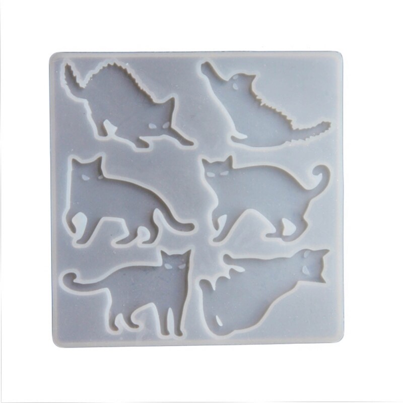 Pendant Resin Mold for Keychain Earring Charm Animal Epoxy Casting Mold