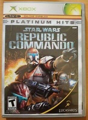 Star Wars: Republic Commando Platinum Hits Microsoft Xbox TESTED Complete