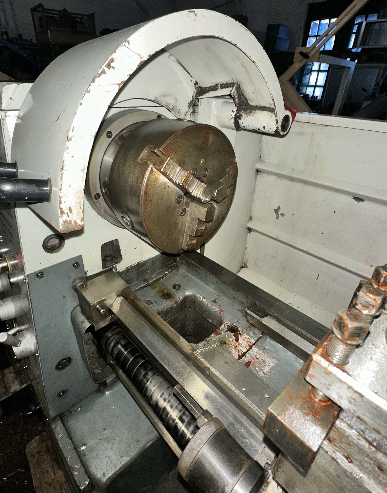 Drehmaschine Optimum D420x1000 Leit-Zugspindel 420mm 1000mm 4,5kW 52mm Durchlass – Bild 3