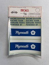 Vintage Accessories International Kustom Plymouth Racing Decals Nos Vintage Accessories International Kustom Plymouth Racing Decals Nos