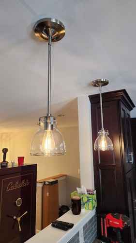 12" Chandelier Light Extension Pole Lighting Fixture Adapter Lamp Pole - Picture 7 of 7