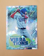 2022 Bowman Atomic Refractor 1/150 Luis Rodriguez Virtuosic Vibrations 1st Print