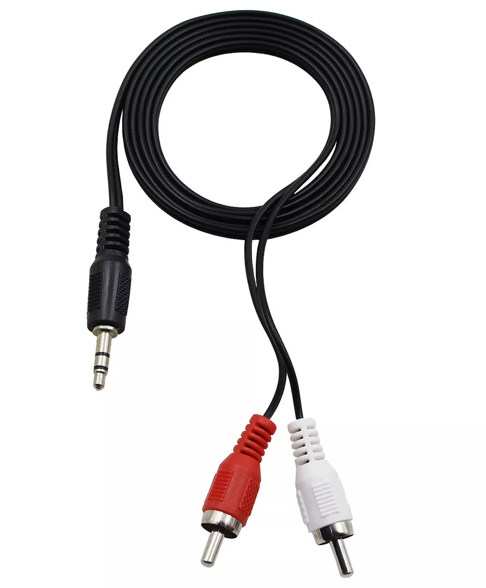 3.5mm To 2 RCA Audio Speaker Jack to Phono Cable Cord for X Rocker gaming  chairs