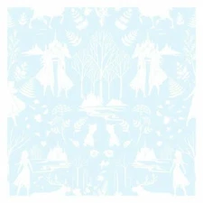 York DI1014 Wallpaper Disney Frozen 2 Nordic Unpasted Dots Green wallcoverings