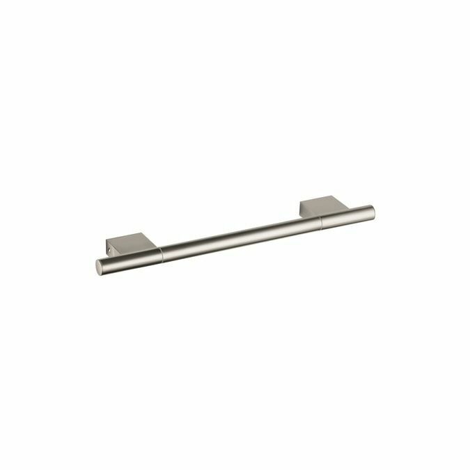 Hansgrohe 41530820 Axor Uno 12-Inch Wall Mounted Towel Bar, Brushed Nickel