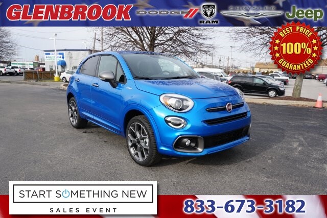 2020 Fiat 500X Sport 2020 Fiat 500X Sport 10 Miles Italia Blue 4D Sport Utility 1.3L I4 9-Speed 948TE