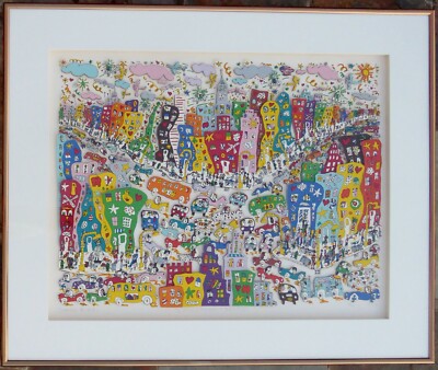 James Rizzi Come Again 3-Dシルクスクリーン James Rizzi Come Again 3-Dシルクスクリーン 絵画