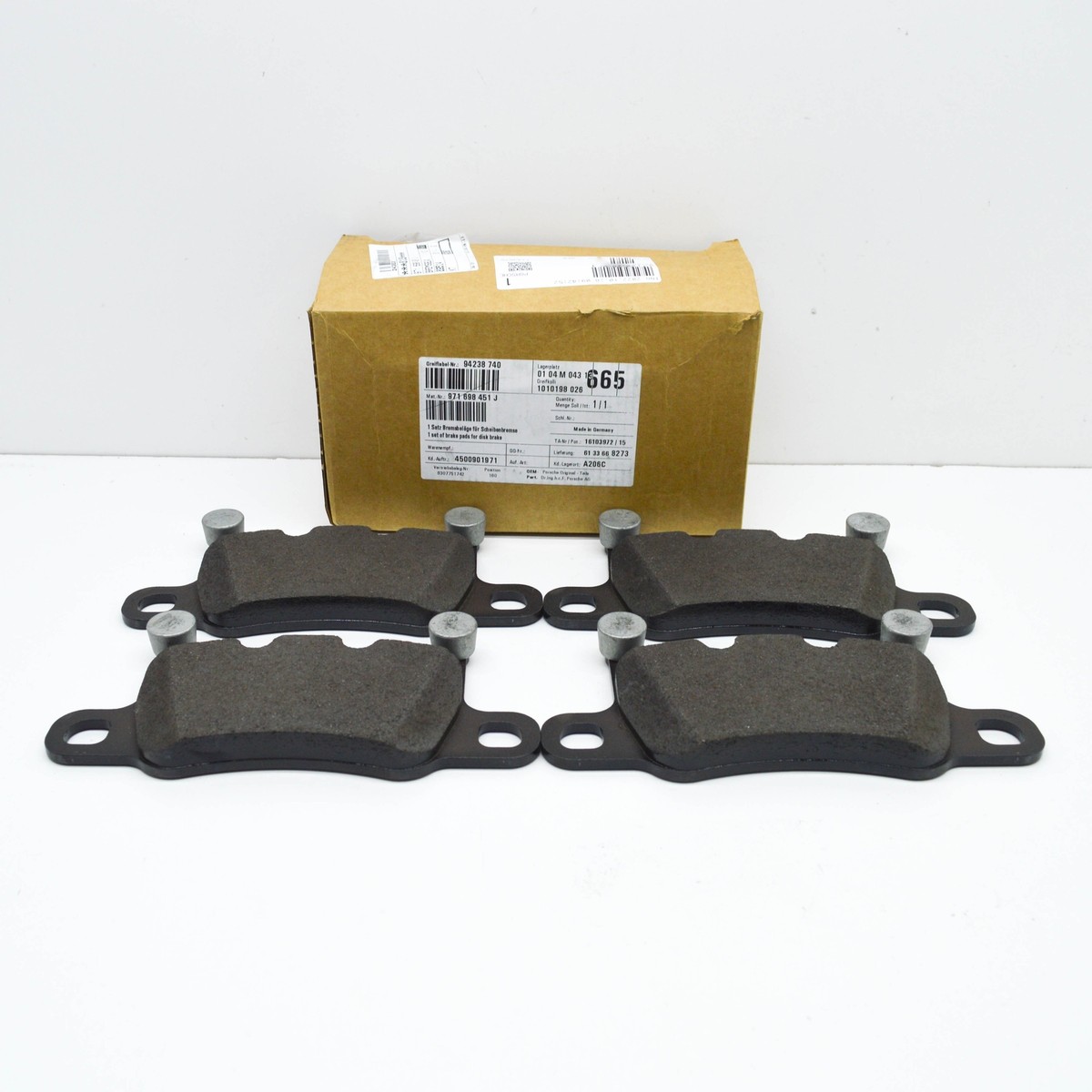 ペーパーボーイ PORSCHE PANAMERA 971 Scheibenbremsbelag hinten 971698451J NEUES